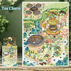 Intangible Cultural Heritage (ICH) Themed Landscape Stickers – DIY Creative Collage for Miniature ICH Worlds