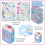 Creative Scrapbook Miniature Scene Sticker Set.DIY Childlike Style Creative Handmade Stickers