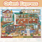 3D scene stickers, colorful stickers, reusable multiple times