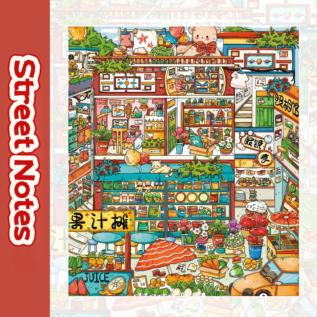 3D scene stickers, colorful stickers, reusable multiple times