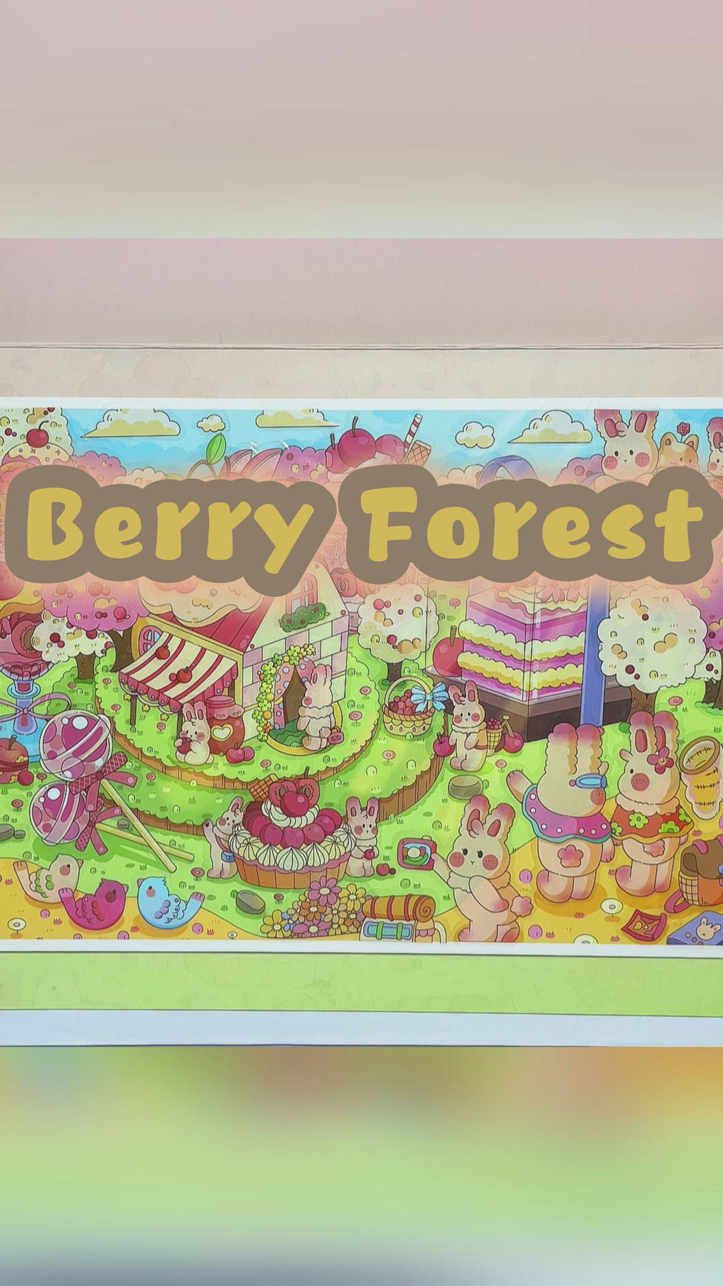 Cute Rabbit-Themed Landscape Stickers, Build a Rabbit World, Creative Journal Decoration Collage with Playful Stickers