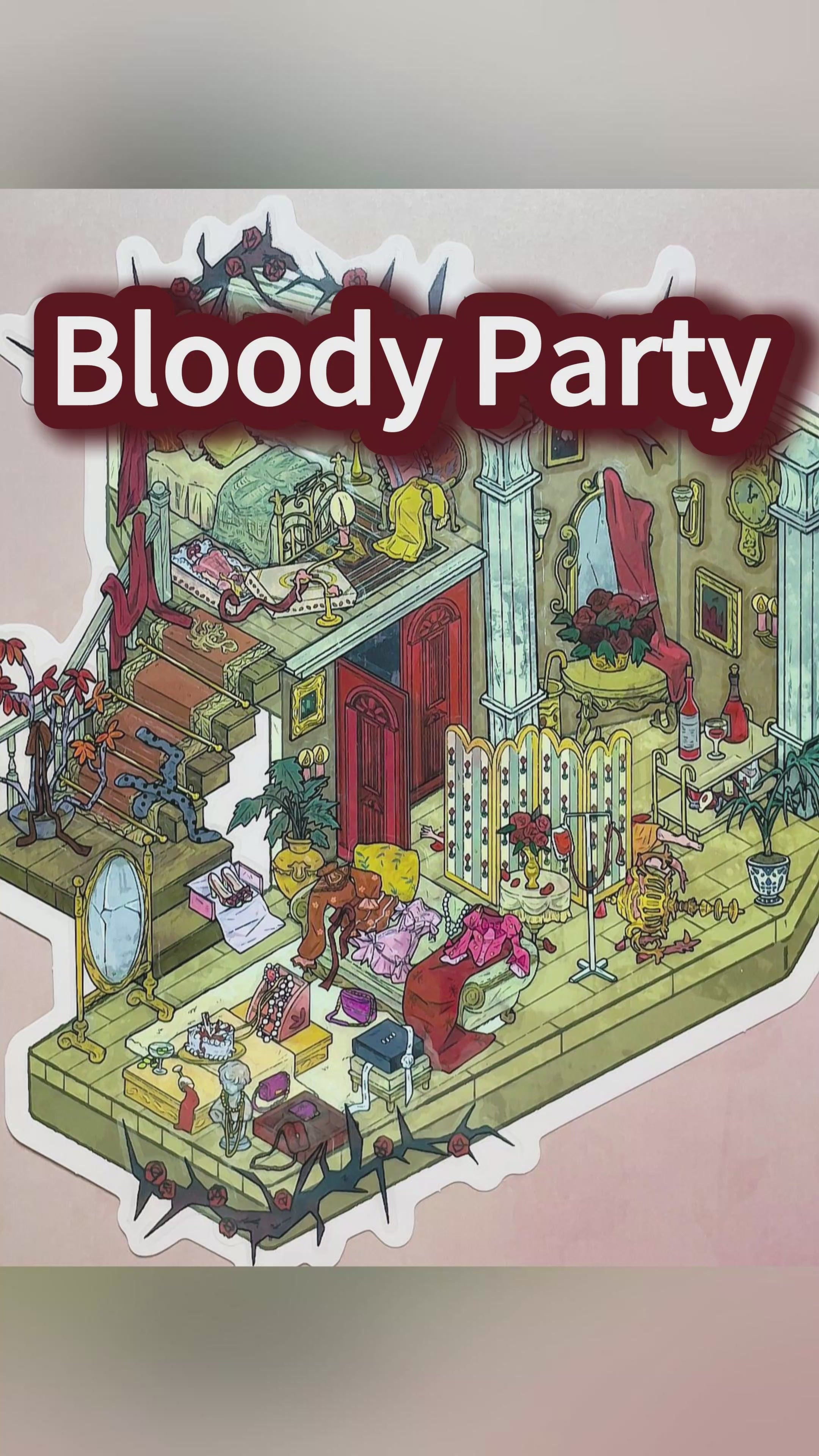 Vintage 3D House Scene Stickers, DIY Miniature Creative Art Fun Collage Stickers for Immersive Home Micro-World Decoration