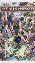 Infeel.Me 2.5D Miniature Landscape-Making Stickers,Fantasy-style large-size scene decorative stickers