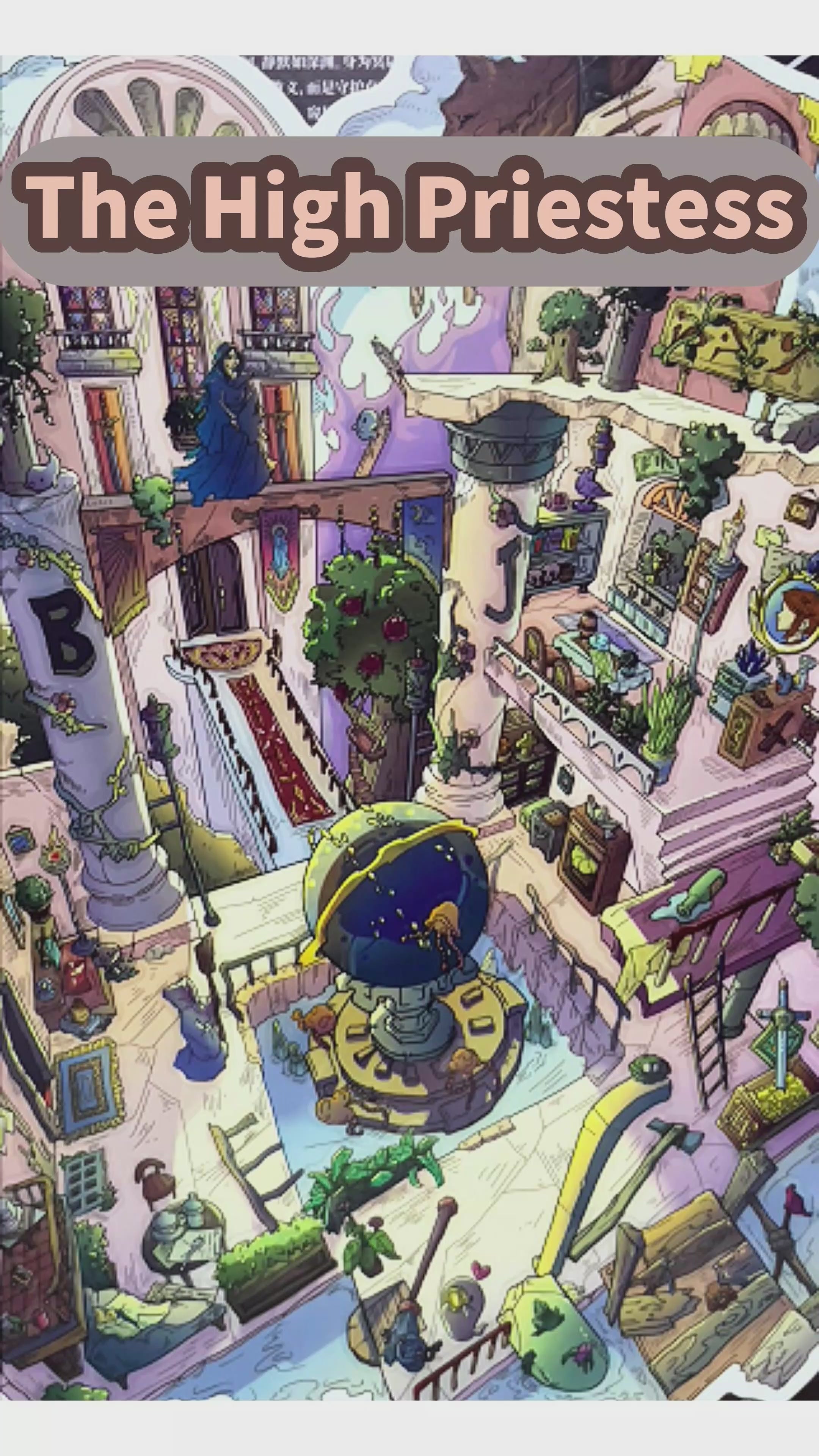 Infeel.Me 2.5D Miniature Landscape-Making Stickers,Fantasy-style large-size scene decorative stickers