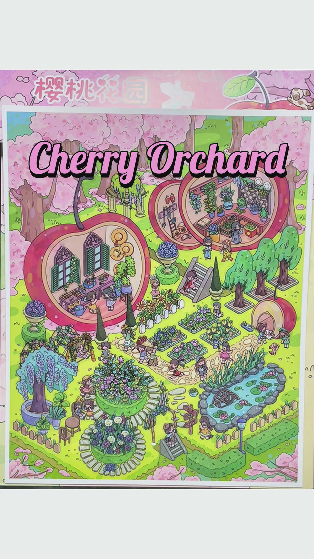 3D Spring-Themed Scene Stickers: Miniature World Hand-Collage Decorations, Fun DIY Stickers